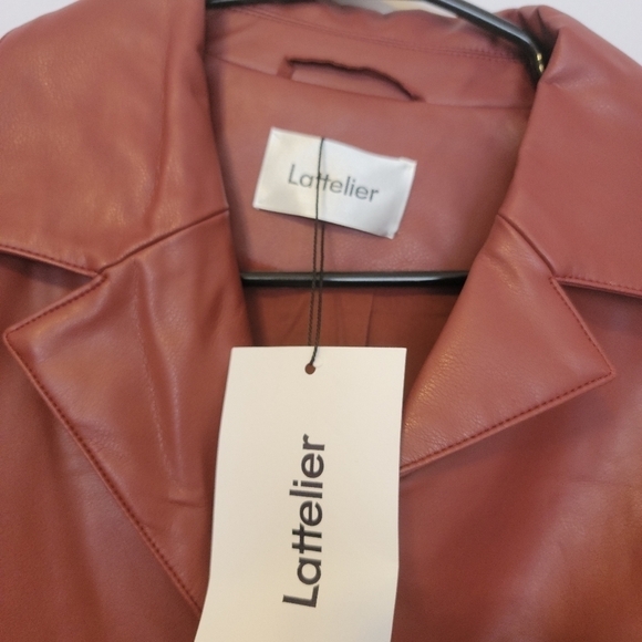 Lattelier Leather Jacket Size Small - Picture 2 of 13
